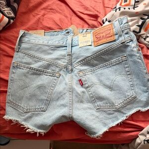 Levi's Women's Light Wash Denim Shorts